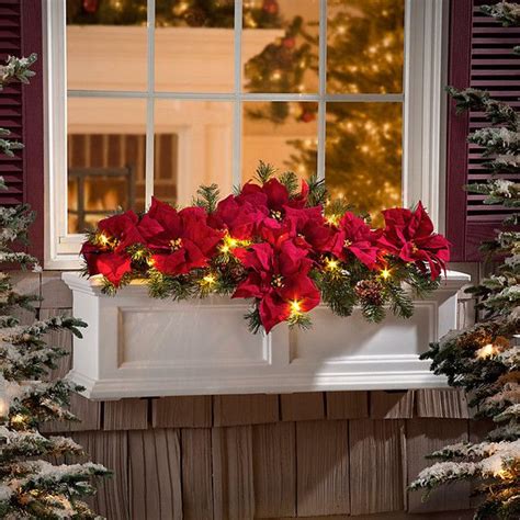 Artificial winter flowers for window boxes. 36 best Winter Window Boxes images on Pinterest | Winter ...