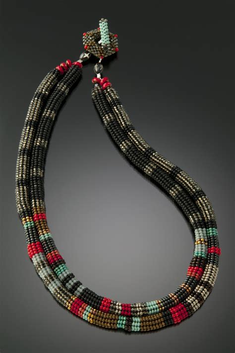 Anasazi Necklace By Julie Powell Beaded Necklace Artful Home