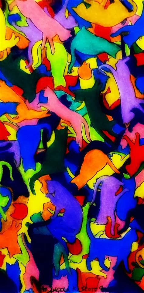 Camo Catz Color Art Wallpaper By 1artfulangel Download On Zedge D90c