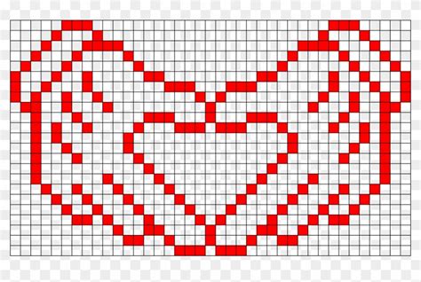 Pixel Heart Heart Hands Perler Bead Pattern Heart Pixel Art Clipart