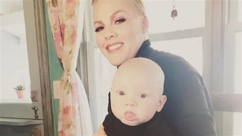 Pink Reveals Son Jameson Can Multitask Too Shares Breastfeeding Pic While Getting Her Makeup