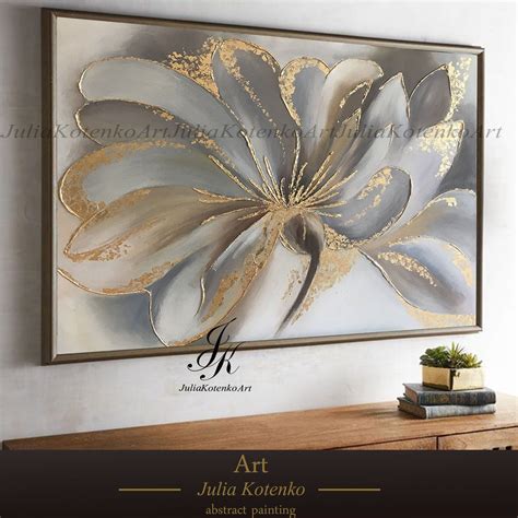 Oil Paintinggold Leaf Art Textured Paintingpainting Contemporary Art