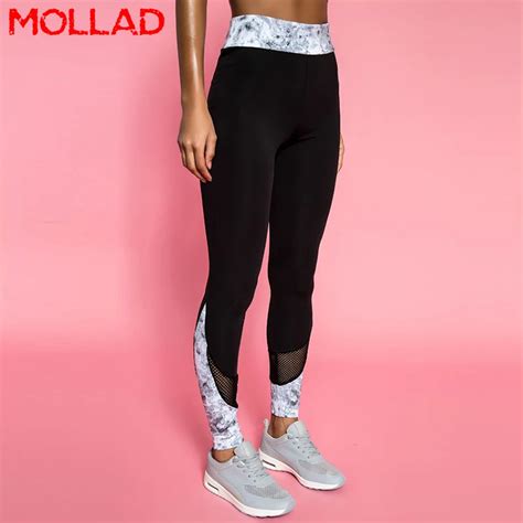 2018 creative new grid stitching leggings autumn and summer women workout leggins fitness high