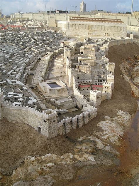 Reconstructed Second Temple Jerusalem A Model Of The Seco Flickr