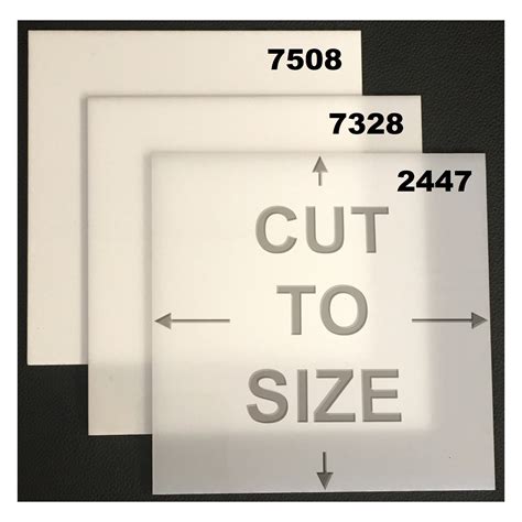 Custom White Acrylic Sheets Plexiglass Sheets Cut To Size Acme Plastics