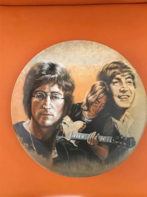 John Lennon Collector Plate From My Collection Of Beatle Memorabilia