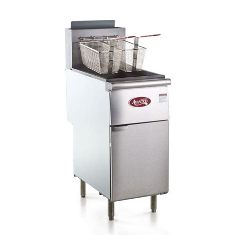 Types of food suppliers for restaurants. Avantco FF400 50 lb. Stainless Steel Floor Fryer - 4 Tubes ...