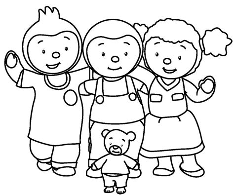 Drawing Tchoupi And Doudou Cartoons Printable Coloring Pages 8160 The