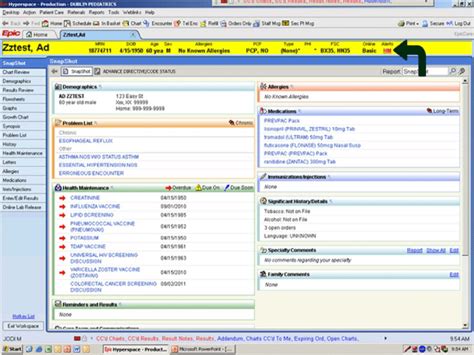 Dian 26 Epic Patient Charting And Navigator Tab Changes To Ed