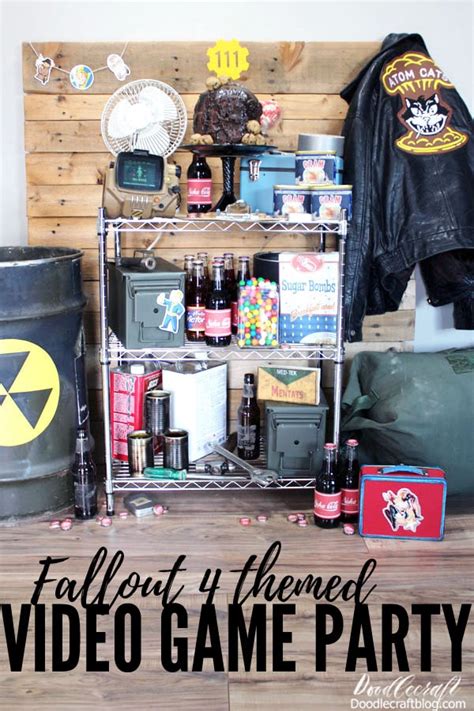 Fallout 4 Themed Video Game Party DIY