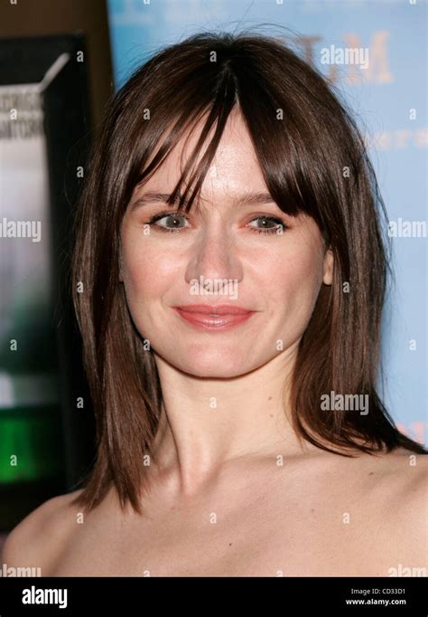 Apr 7 2008 Hollywood California Usa Actress Emily Mortimer Arriving At The Redbelt Los