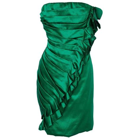 Ungaro Strapless Gown Circa 1980s For Sale At 1stdibs
