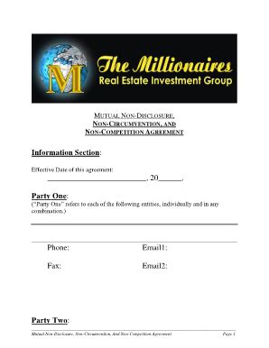 ncnd form real estate fill  printable fillable