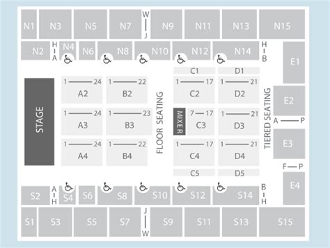 Seated Seating Plan Ovo Arena Wembley
