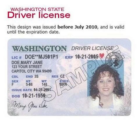 Washington State Driver License Templates With Fingerprint Menulasopa