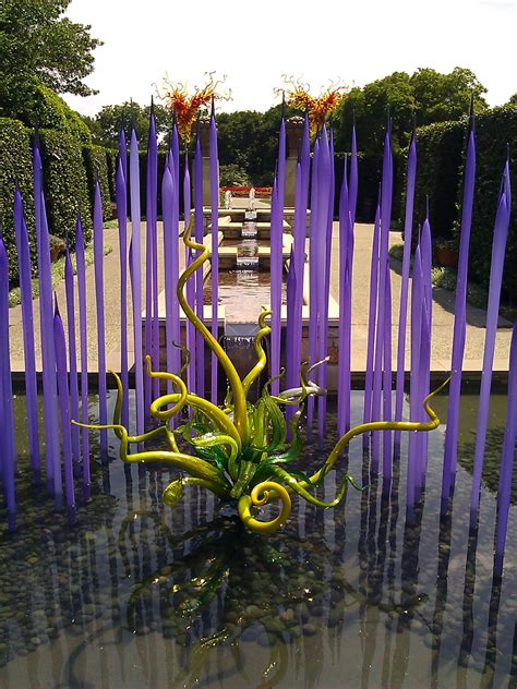 Dave Chihuly Glass Sculpture At The Dallas Arboretum May 2012 Dallas