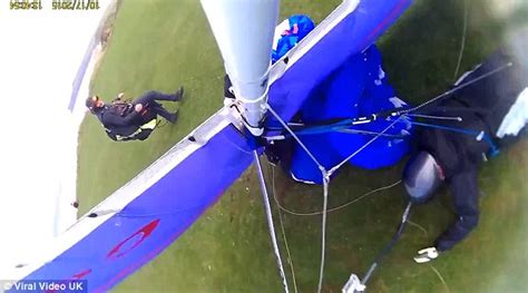 Hang Glider Pilot Launches Himself Off Cliff And Straight Into Ground