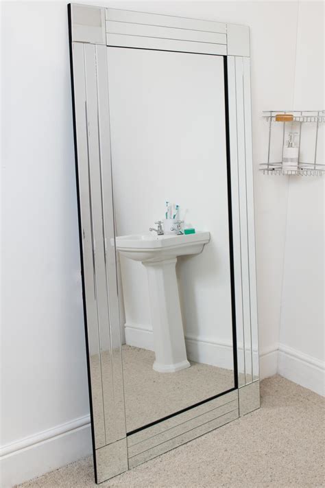 Powerful and easy to use. Large Bathroom Full length long Venetian Wall Mirror 5Ft9 ...