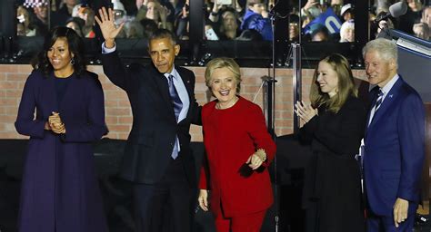 Obamas Combine Forces With The Clintons To Fend Off Trump Politico