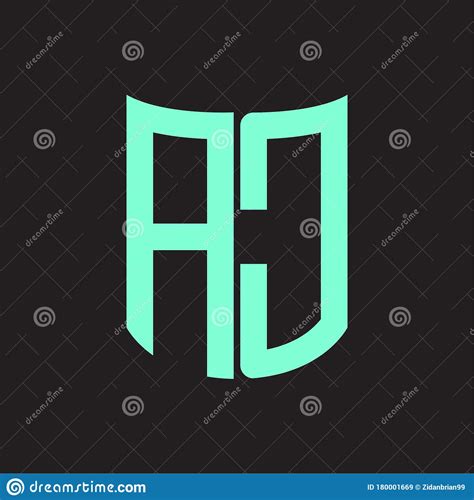 Ac Logo Monogram With Ribbon Style Design Template Stock Illustration