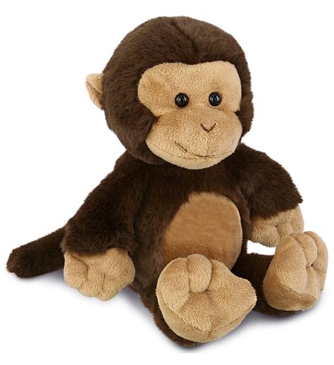 Dollibu Plush Monkey Stuffed Animal Soft Huggable Brown Monkey