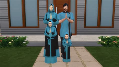 The Sims 4 Cc Special Idulfitri Hijab 18 And 19 With Set Clouths For