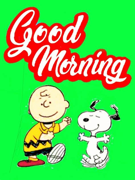 スヌーピーgood Morning Charlie Brown And Snoopy Snoopy Good Morning