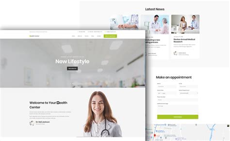 Clean And Smooth Scrolling Free Html5 Bootstrap Medical Template