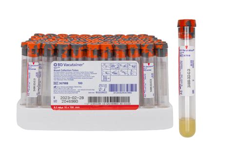 BD Vacutainer SST Venous Blood Collection Tube Serum Tube Clot