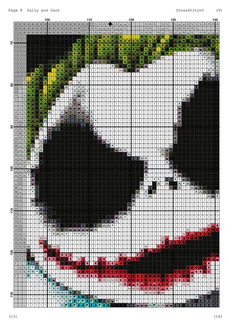 Jack And Sally Cross Stitch Pattern Nightmare Before Etsy