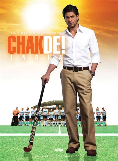 Kabir khan is the coach of the indian women's national hockey team and his dream is to make his all girls team emerge victorious against all odds. Chakde! India (2007) Go India. Hindi language, Indian ...