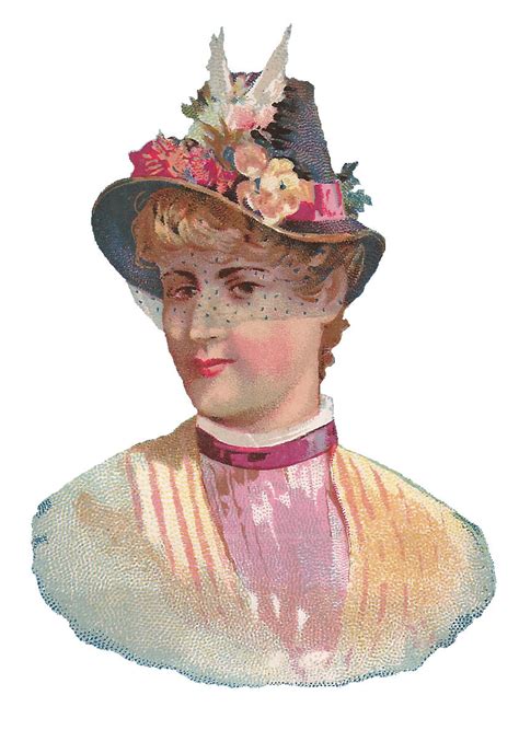 Antique Images Antique Hat Fashion Free Clip Art Digital Victorian