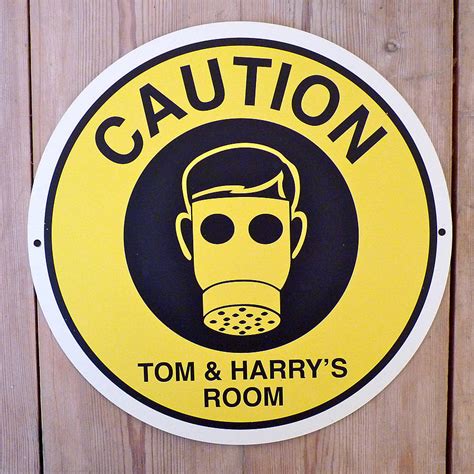 Our bedroom door signs will give your child a cool, fully customizable decoration that will not leave any mess for you to have to worry about. personalised teenage bedroom door metal sign by delightful ...