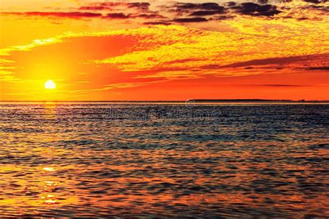 Sailing At Sunset Tropical Island Stock Photo Image Of Background
