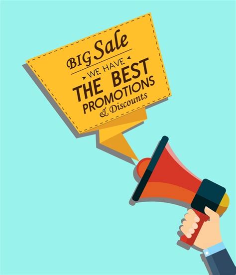 Sales Promotion Banner Design With Speaker And Origami Vectors Graphic