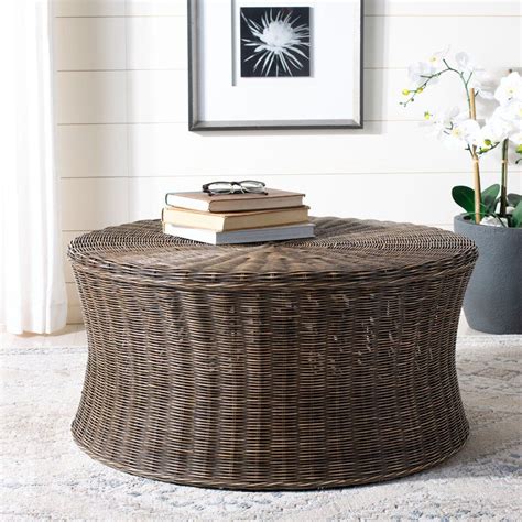 Target / furniture / round ottoman coffee table. Willow Drum Coffee Table | Furniture, Wicker ottoman, Ottoman
