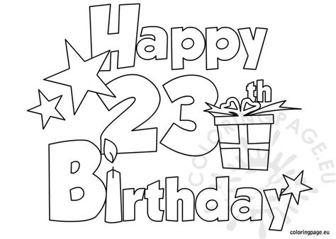 Happy Birthday Uncle Coloring Pages