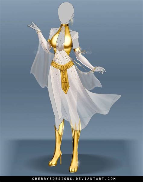 Closed Outfit Adopt 679 Bast Bastet By Cherrysdesigns On Deviantart Egyptian Clothing