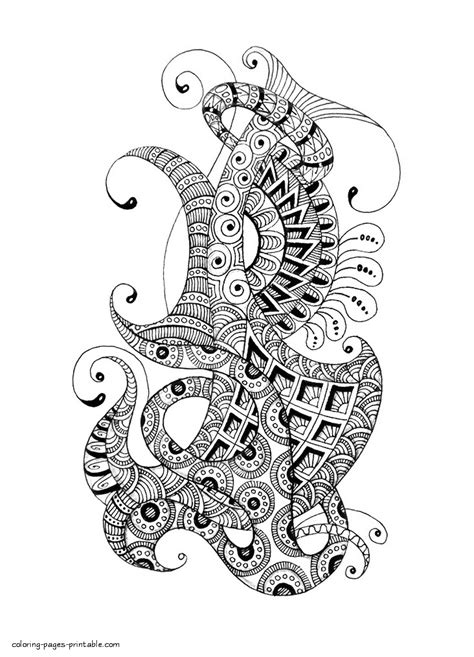 Abstract Coloring Pages For Adults Free
