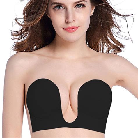 Style New Ladies Strapless Sexy Super Push Up Bra Adhesive Invisible