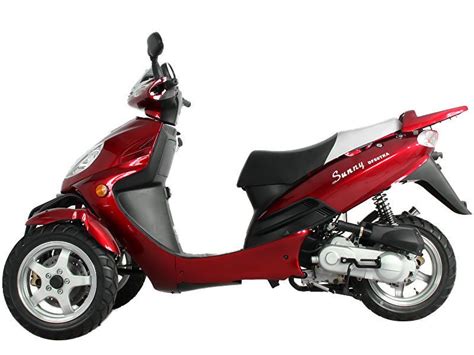 Mcd50tka Exclusively Offered Sunny 50cc Three Wheel Trike Scooter