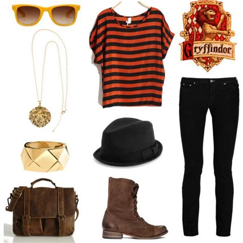 Gryffindor Casual Outfit Created By Tealrhapsody On Polyvore