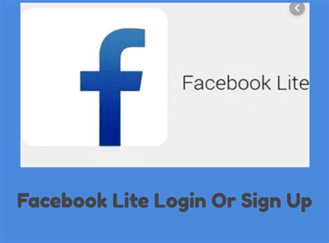 Facebook Lite Login Guide How To Use Facebook Lite Login 9guiders