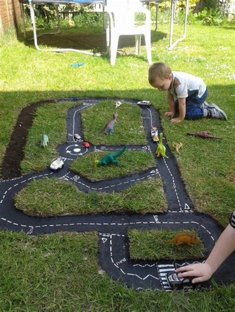 Backyard Projects For Kids Diy Race Car Track Home