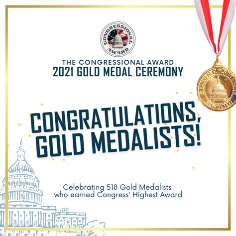 Us Congress Honors 518 Youth Medalists For Achievements In Service