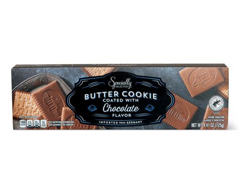 Specially Selected Milk Or Dark Chocolate Coated Butter Cookies ALDI US