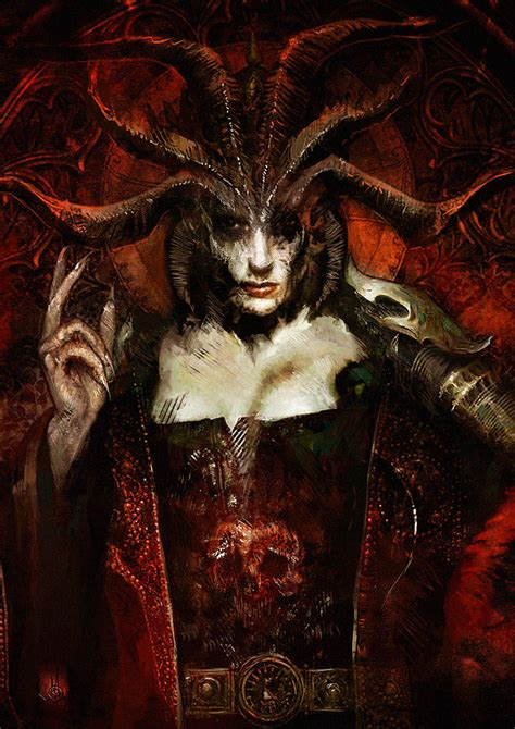 Download Diablo 4 Red Lilith Wallpaper