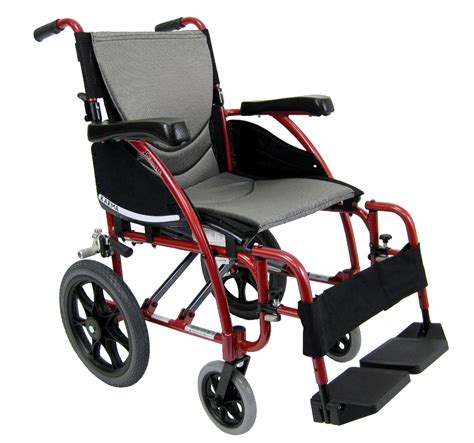 5 best transport wheelchairs 2020. Karman S-115-TP Lightweight Transport Wheelchair - Light ...