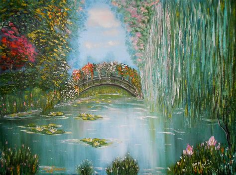 Original Modern Oil Painting In Style Impressionism On