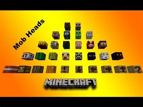 You can see the video where the animations are better shown. New Mob Heads / Player heads Available for adventure maps ...